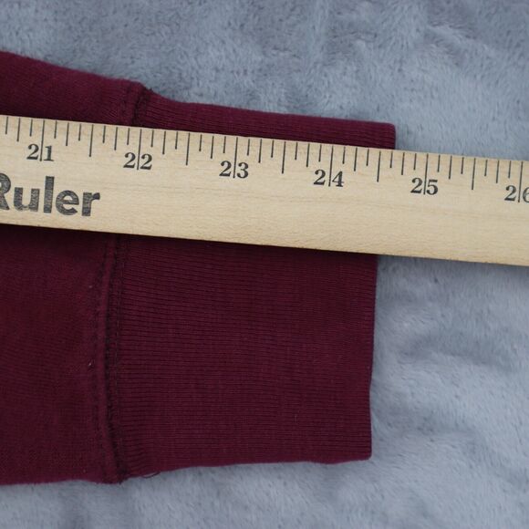 ASU Sweater Womens M Red MV Sport Chest Zip High Neck Front Pocket Sun Devils - Picture 8 of 16